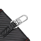 Set of 2 Black RFID Anti-Magnetic Card Holders (Size 14.5x9 cm) - Black
