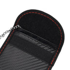 Set of 2 Black RFID Anti-Magnetic Card Holders (Size 14.5x9 cm) - Black