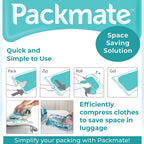 Pack of 2 - Packmate Travel Roll Storage Bags (Size-Medium)