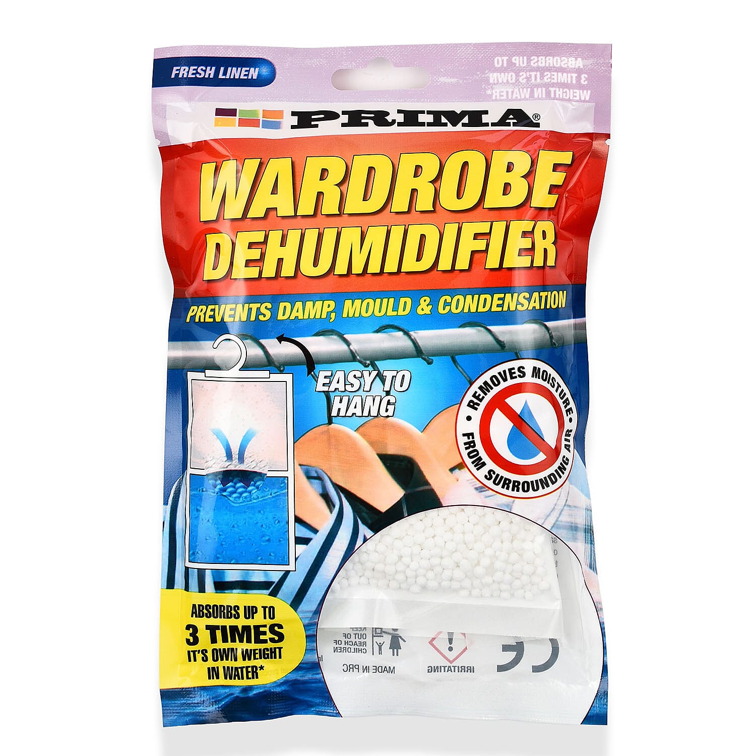 Pack of 24 Wardrobe Dehumidifier with (Lavender, Citrus, Fresh Linen Fragrances) - 210g