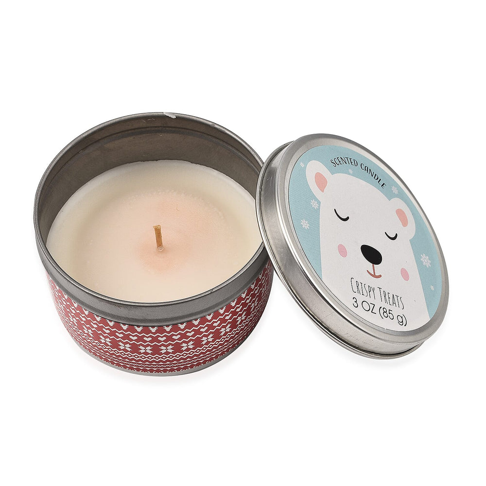 Pack of 3 Tin Candles - Critters (Crispy, Vanilla, Cooky Dough)