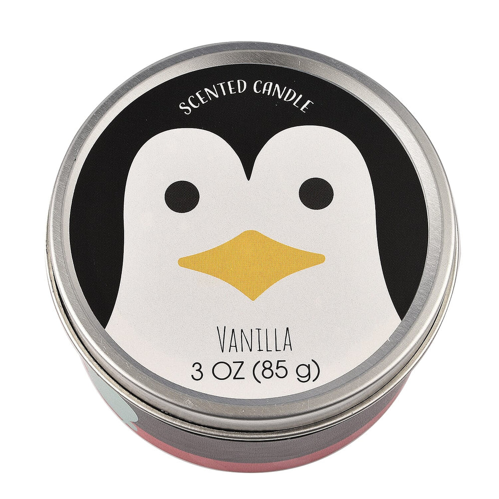 Pack of 3 Tin Candles - Critters (Crispy, Vanilla, Cooky Dough)