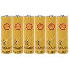 Pack of 6 AA Batteries - Yellow