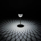 Pack of 6 Solar Stake Lights With Mesh Lampshades - Silver