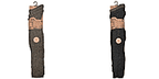Pack of 6 Wool Blend Long Knee High Boot Socks (Size 6-11) - Green, Grey, Light Brown - Navy