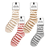 Pack of 8 - Cosy Fluffy Stripe Socks