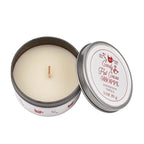 Pack of 3 Tin Candles 3 Oz Candy Canes - Village