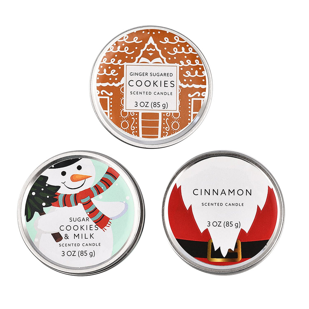 Pack of 3 Tin Candles (3 Oz Each) - Whimsy