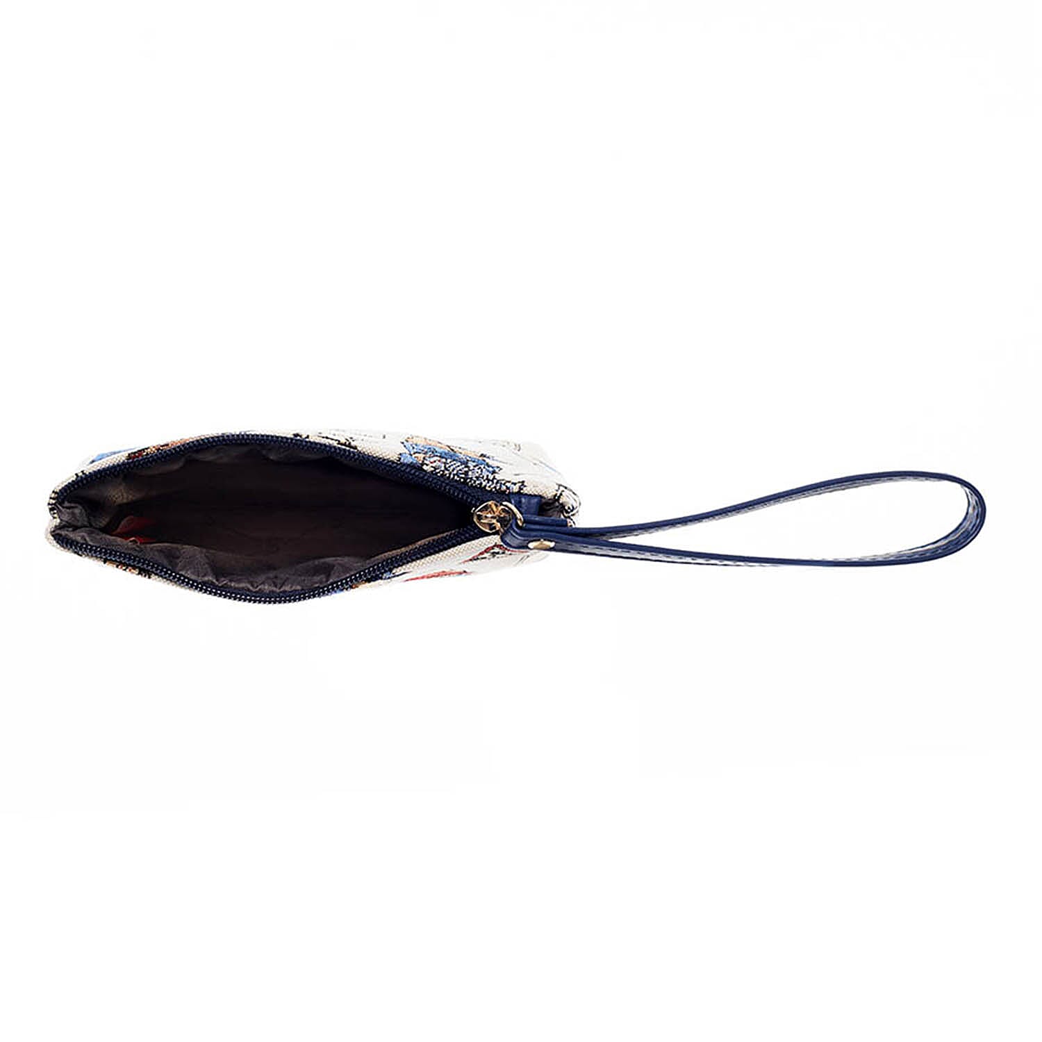 Signare Paddington Wristlet - Cream Multi