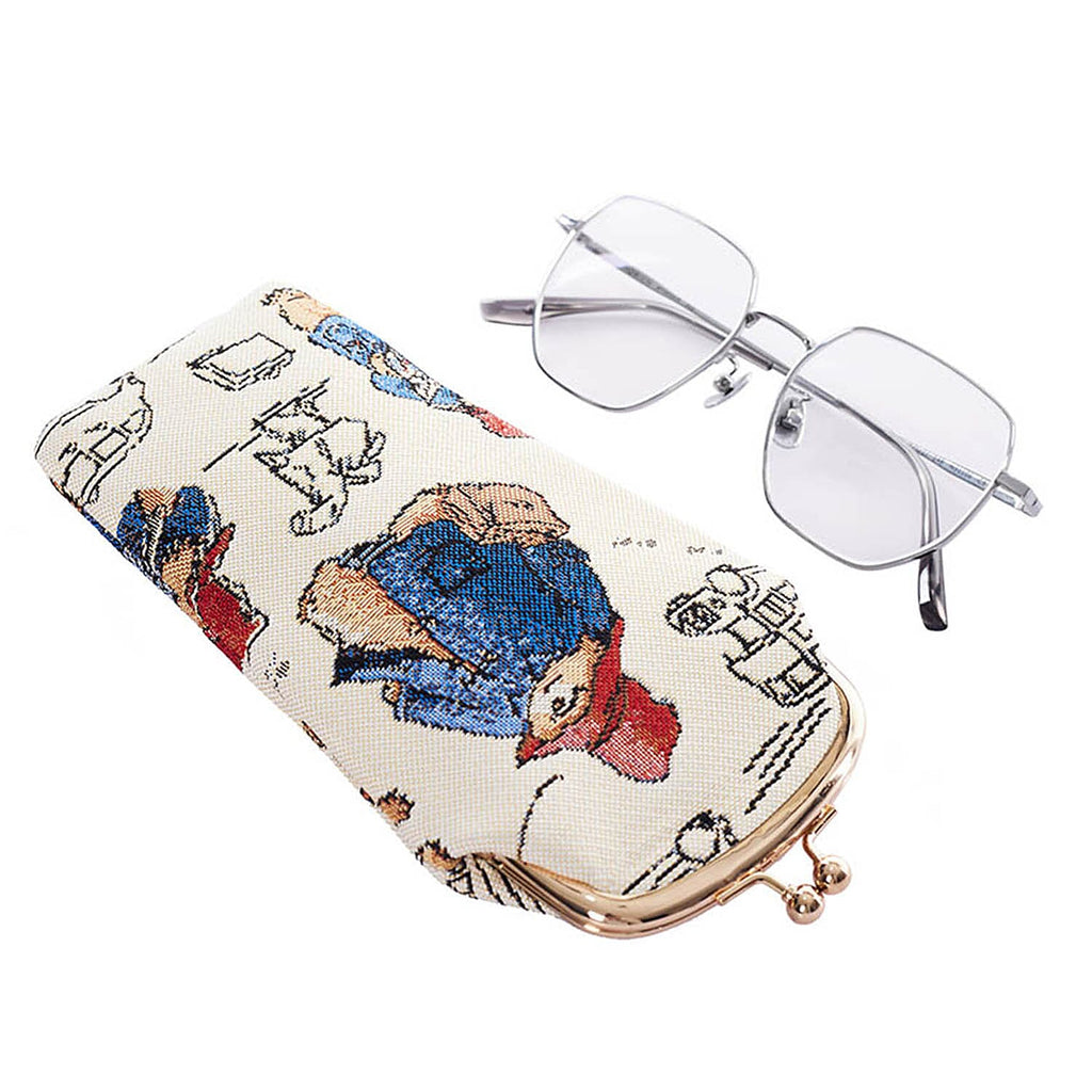Signare Paddington Glasses Pouch & Frame Purse - Cream Multi