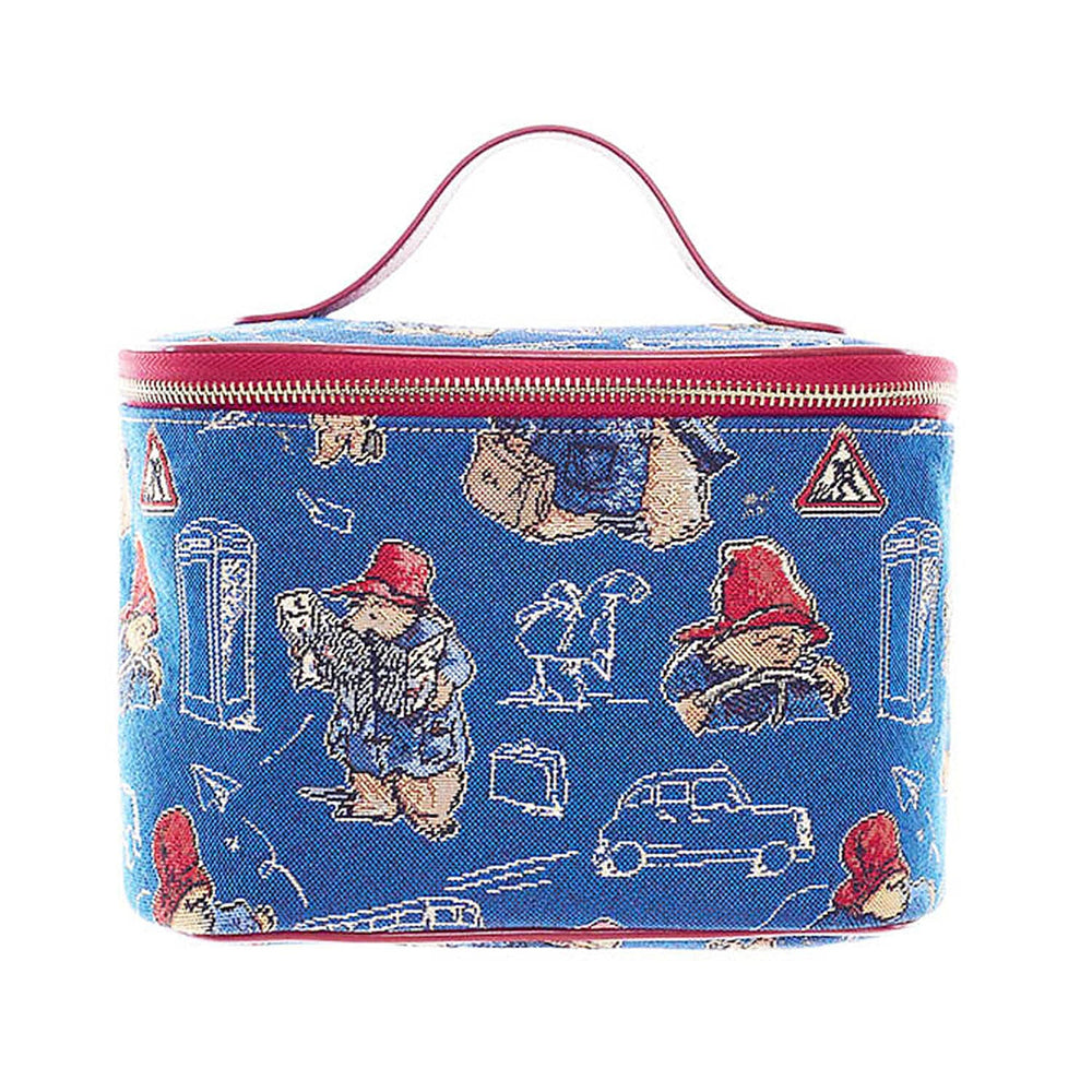 Signare Paddington Vanity Case - Blue Multi