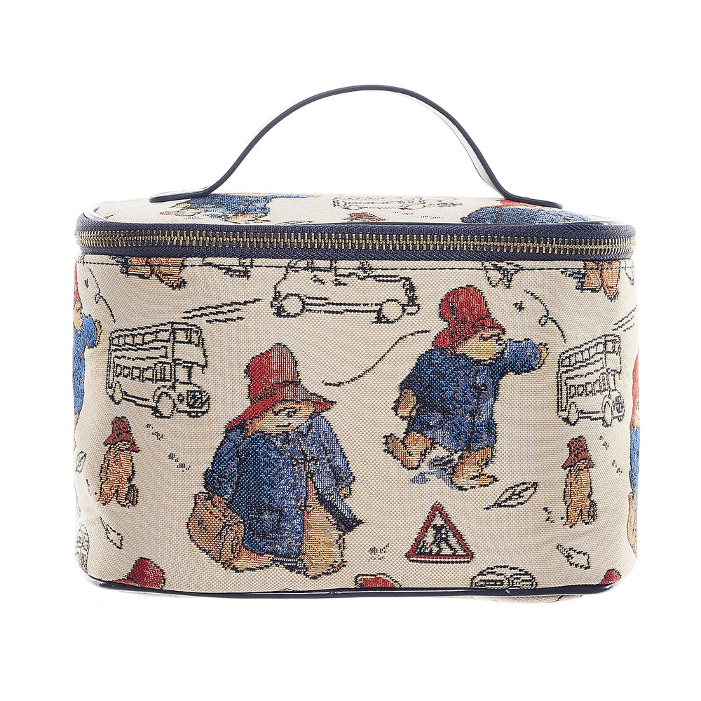Signare Paddington Vanity Case - Cream Multi