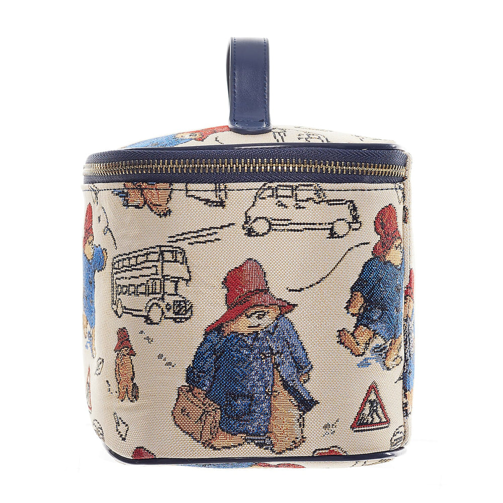 Signare Paddington Vanity Case - Cream Multi