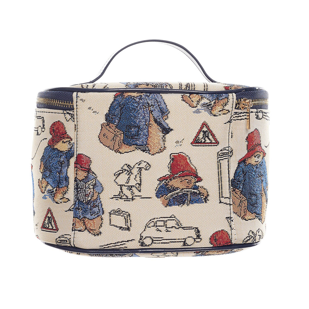 Signare Paddington Vanity Case - Cream Multi