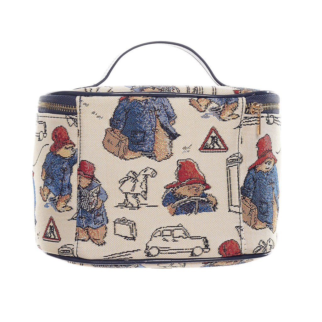 Signare Paddington Vanity Case - Cream Multi