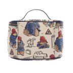 Signare Paddington Vanity Case - Cream Multi