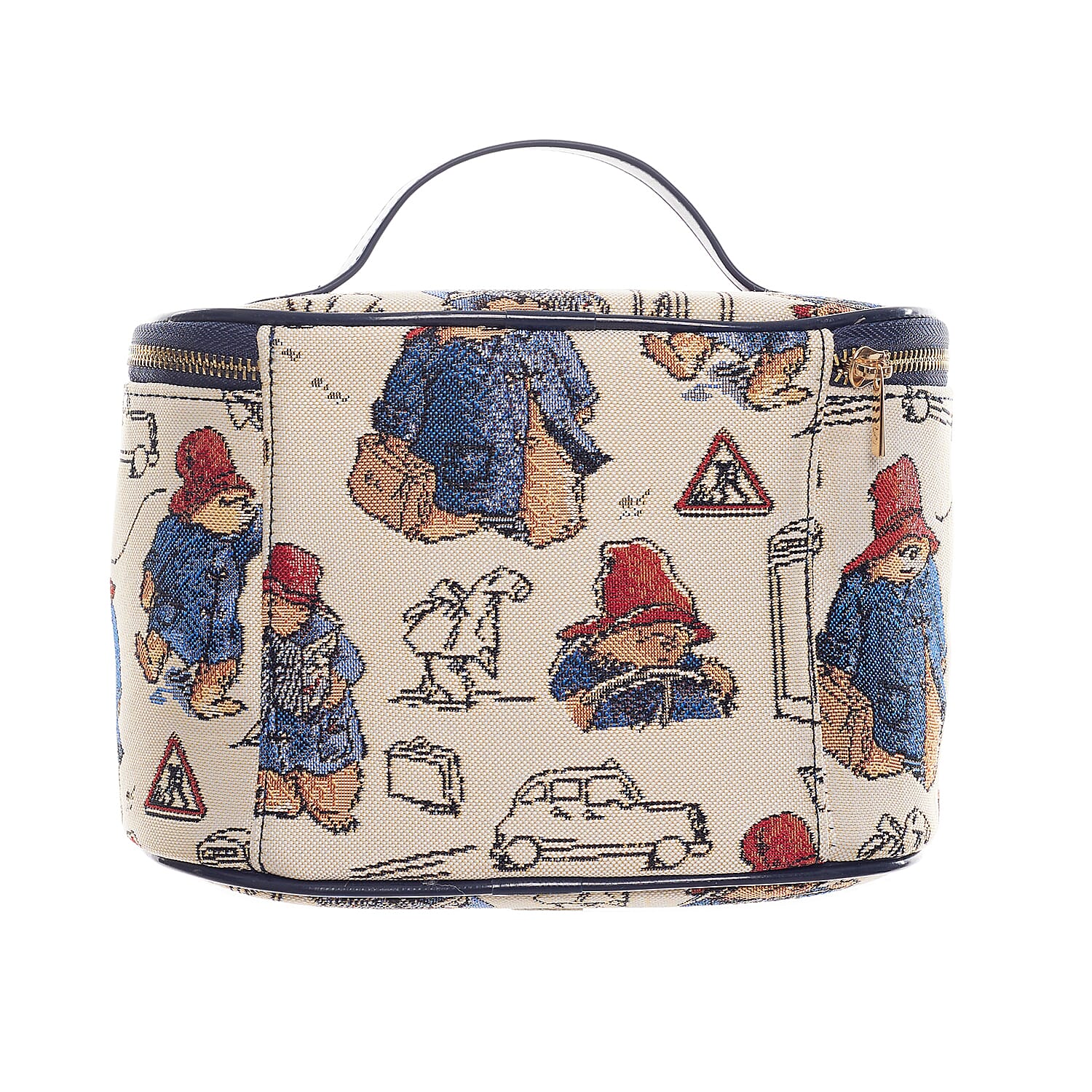 Signare Paddington Vanity Case - Cream Multi