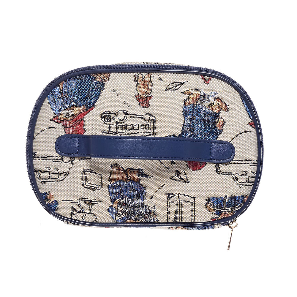 Signare Paddington Vanity Case - Cream Multi