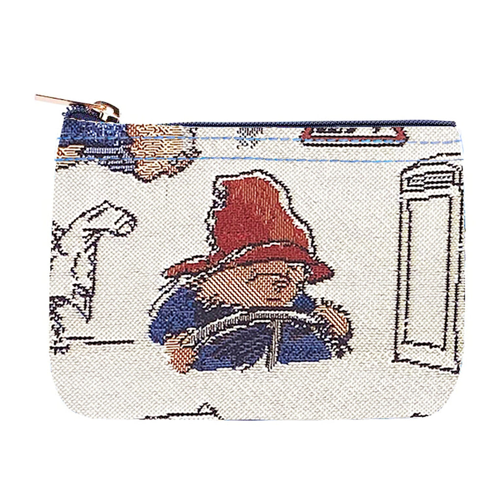 Signare Paddington Woven Sling Bag & Zip Coin Purse - Cream Multi
