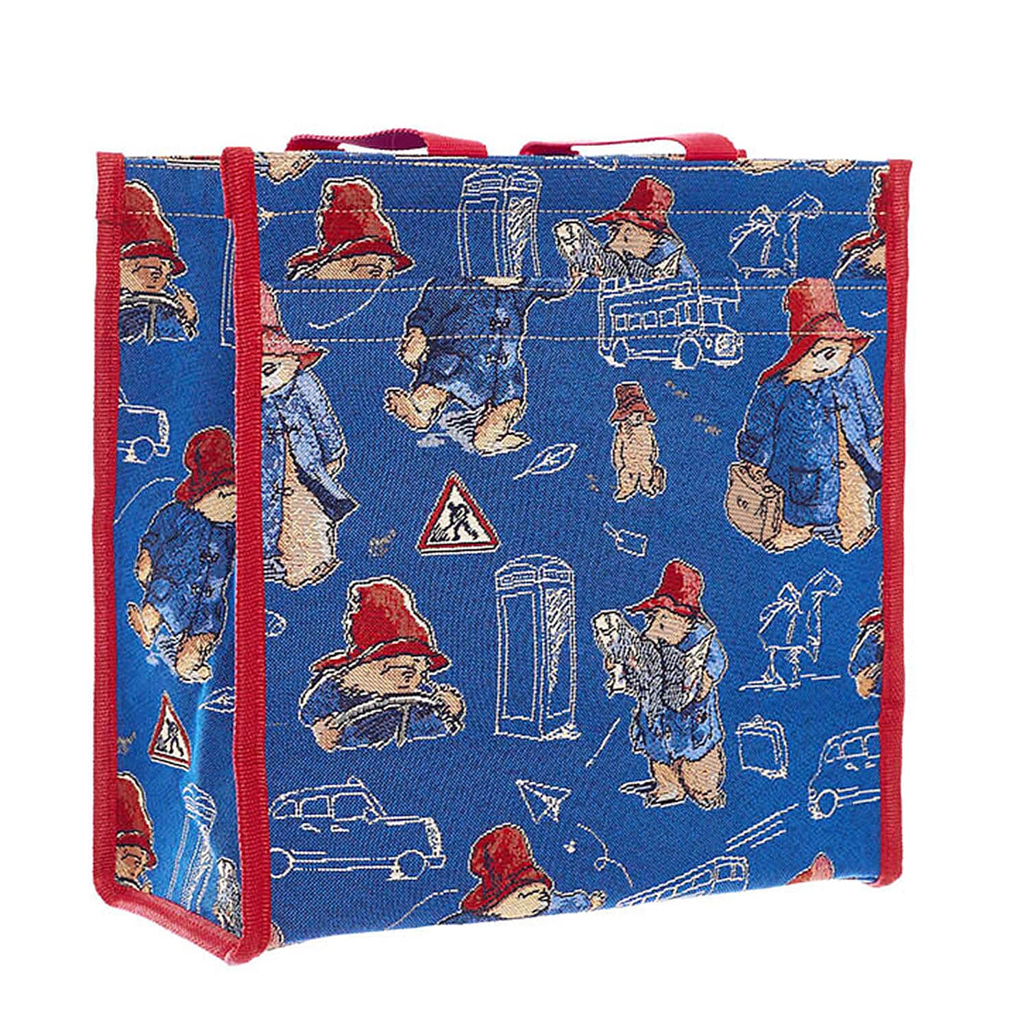 Paddington Classic Marmalade Woven Shopper Bag - Blue Multi