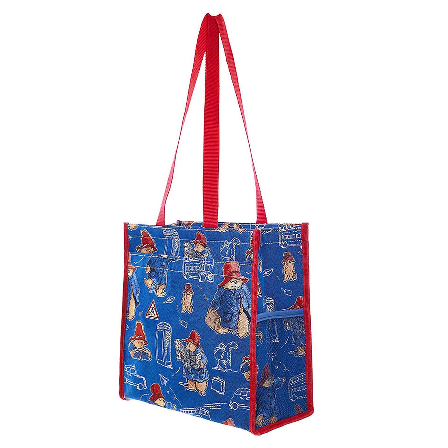 Paddington Classic Marmalade Woven Shopper Bag - Blue Multi
