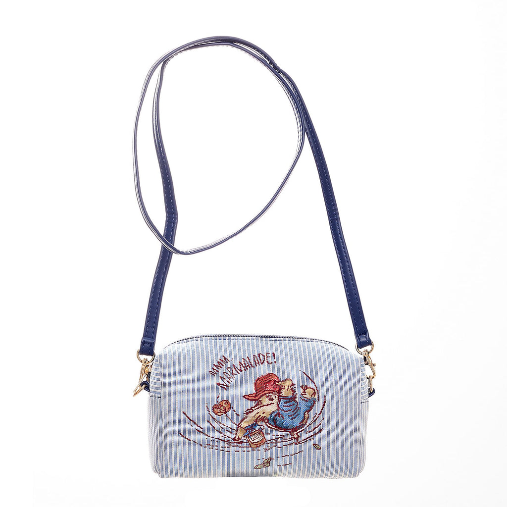Signare Paddington Crossbody Bag with Wristlet - Light Blue