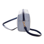 Signare Paddington Crossbody Bag with Wristlet - Light Blue