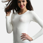 Palms Ladies Long Sleeve Lightweight Top (Size 16) - Ivory