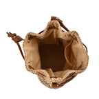 Handwoven Bucket Bag - Coffee