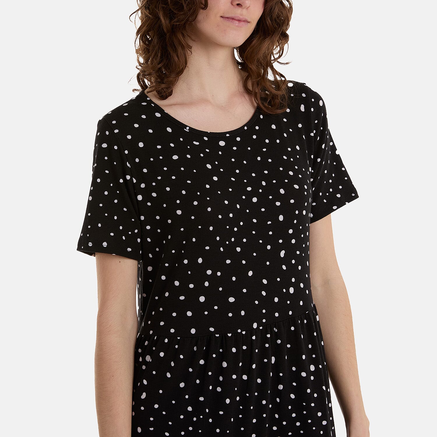 Paramour Polyester Woven Dress (Size 1x1 cm) - Black