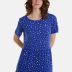 Paramour Polyester Woven Dress (Size 1x1 cm) - Blue