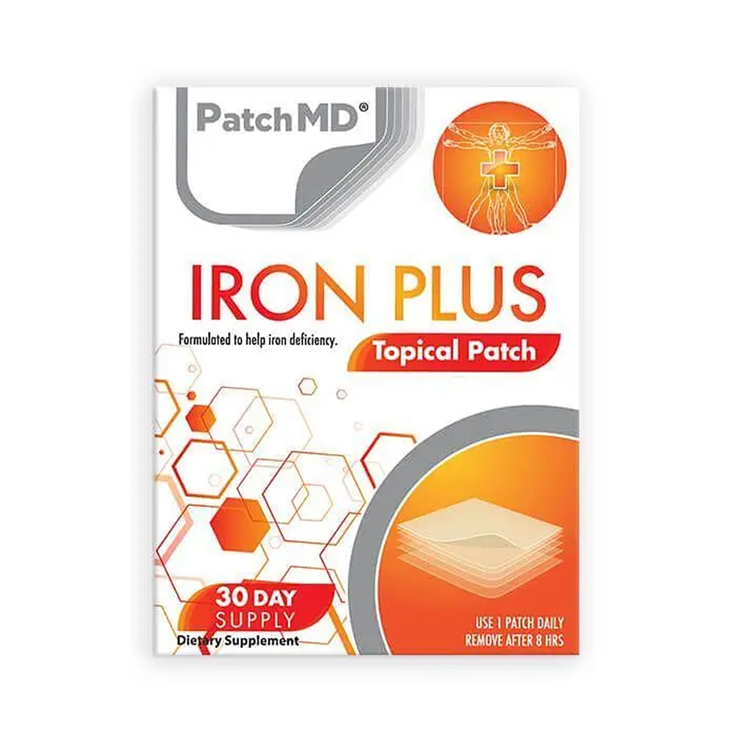 Patch MD Iron Plus Topical Patch  30 Daily Patches