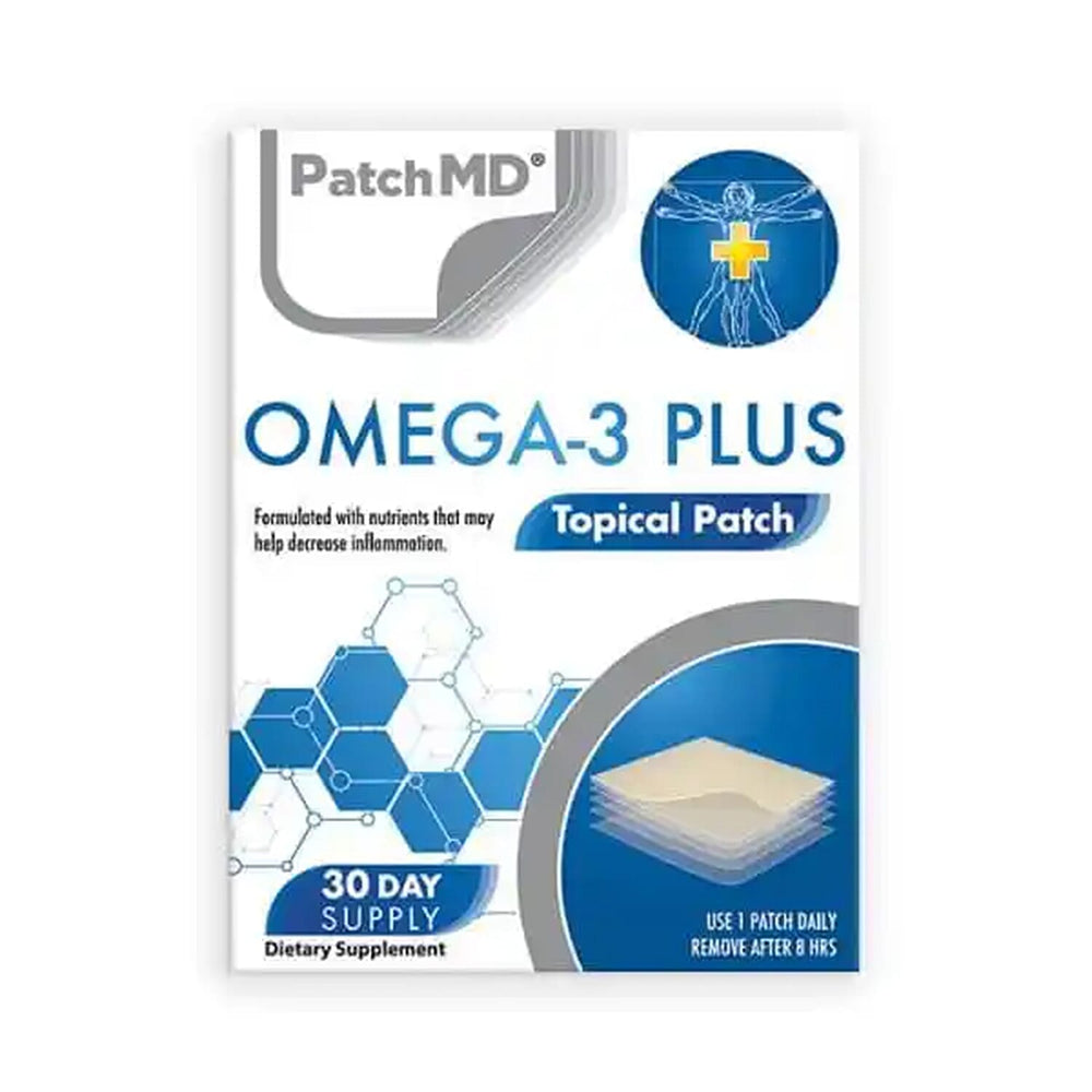 PatchMD Omega-3 Plus Topical Patch - 30 Daily Patches