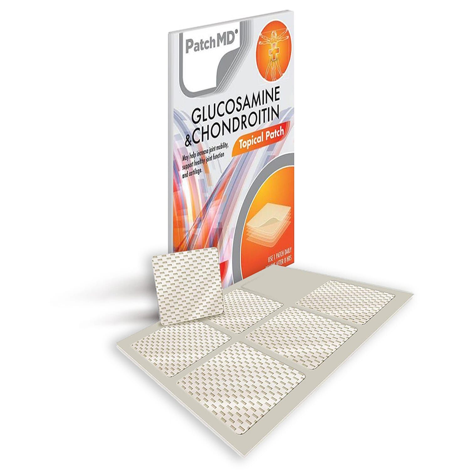 PatchMD Glucosamine - Chondroitin Topical Patch - 30 Daily Patches