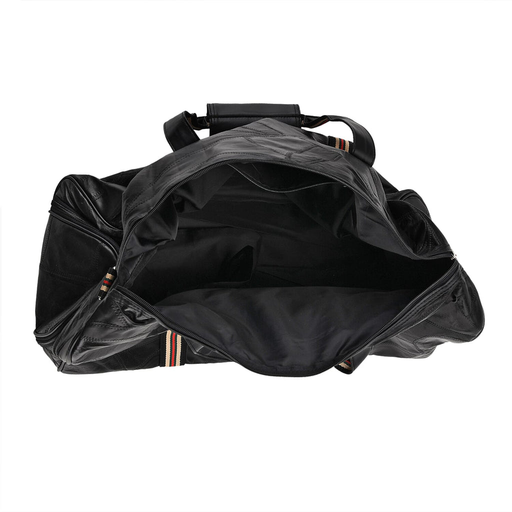 Hong Kong Closeout - 100% Genuine Leather Travel Bag - Black