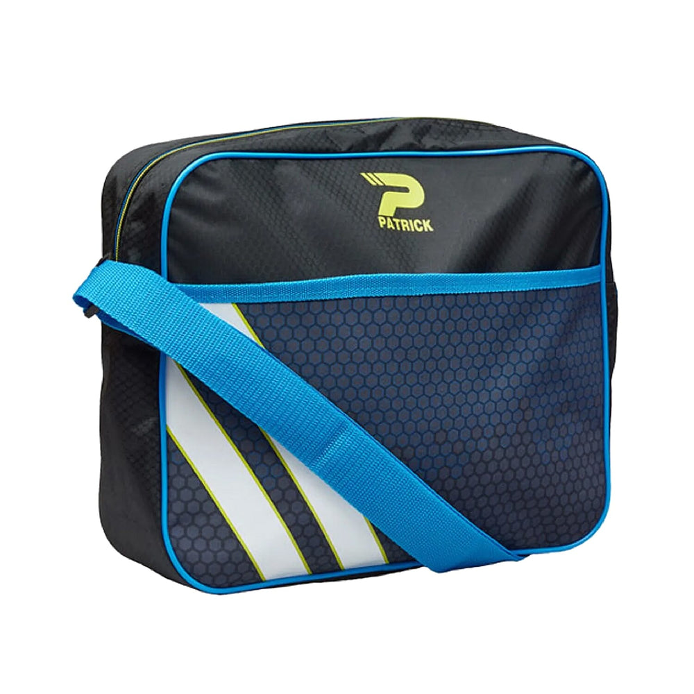 Messenger Bag with Front Pocket, One Mail Zip Compartment & Adjustable Strap - Blue