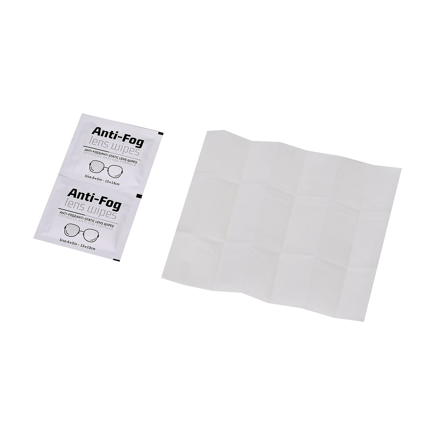 200 Anti-fog Lens Wipes - Cold to Hot Anti Fog - Pre-moistened For Glasses, Sunglasses,  Swimming goggles, Helmets, Mirrors, etc