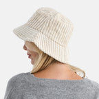 Styled By Corduroy Bucket Hat (One Size, 58Cm) - Beige