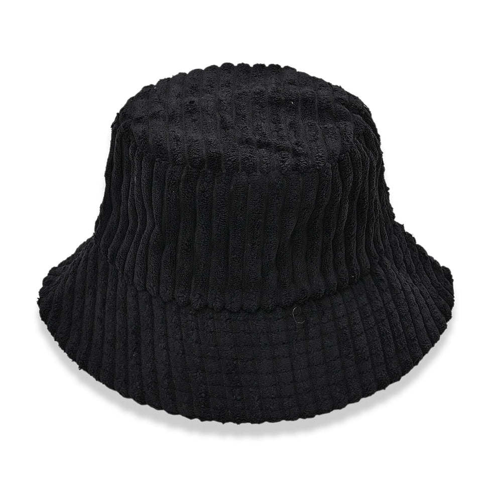 Styled By Corduroy Bucket Hat (One Size, 58Cm) - Black