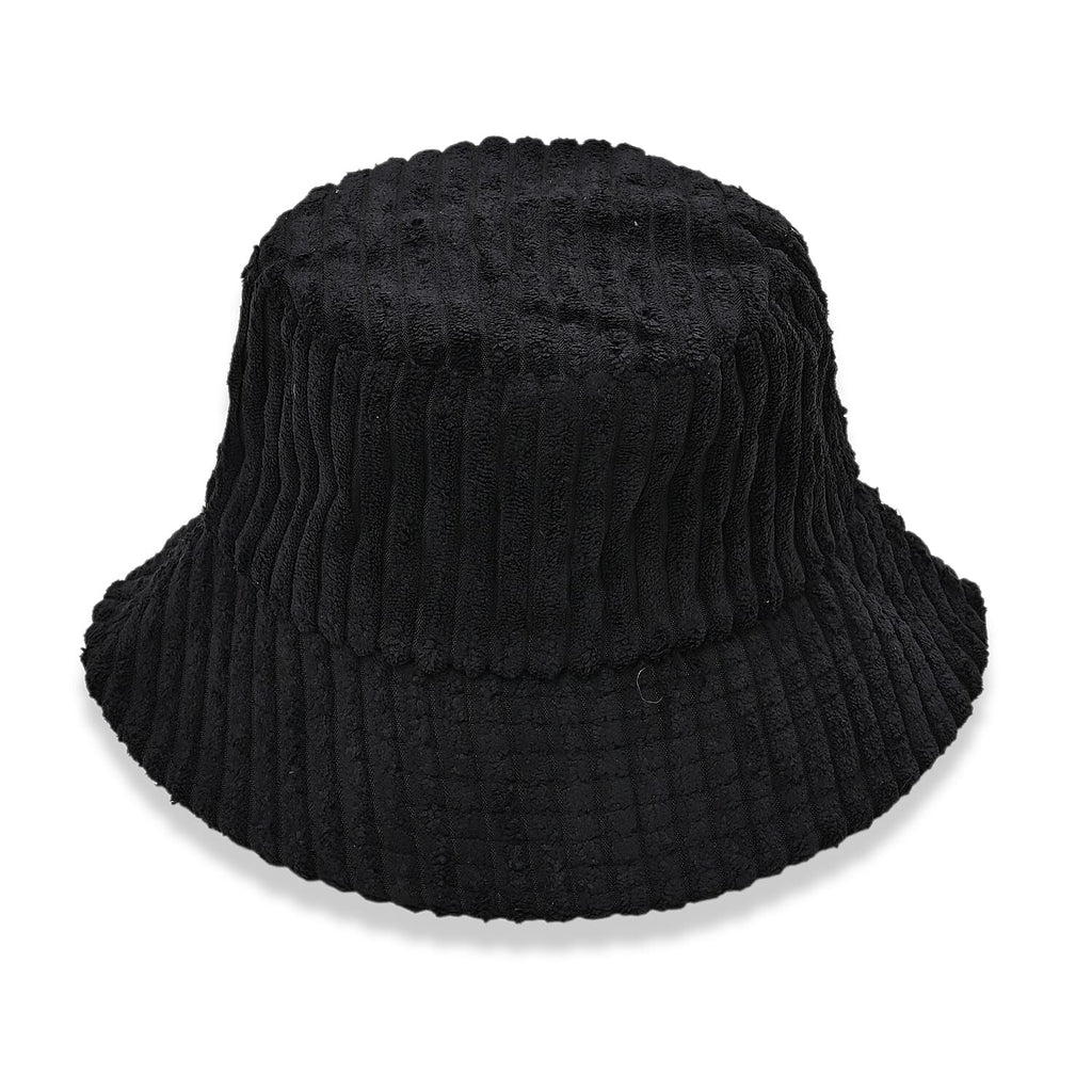 Styled By Corduroy Bucket Hat (One Size, 58Cm) - Black
