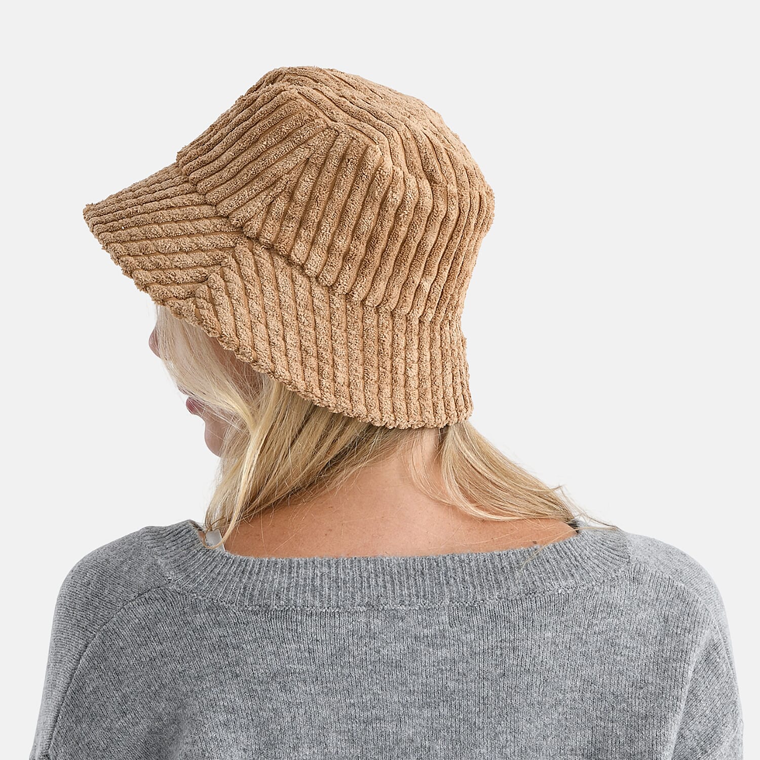 Styled By Corduroy Bucket Hat (One Size, 58Cm) - Brown