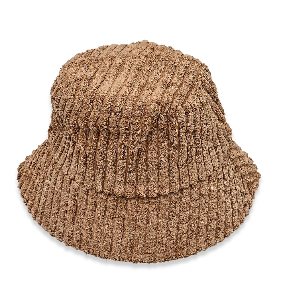 Styled By Corduroy Bucket Hat (One Size, 58Cm) - Brown
