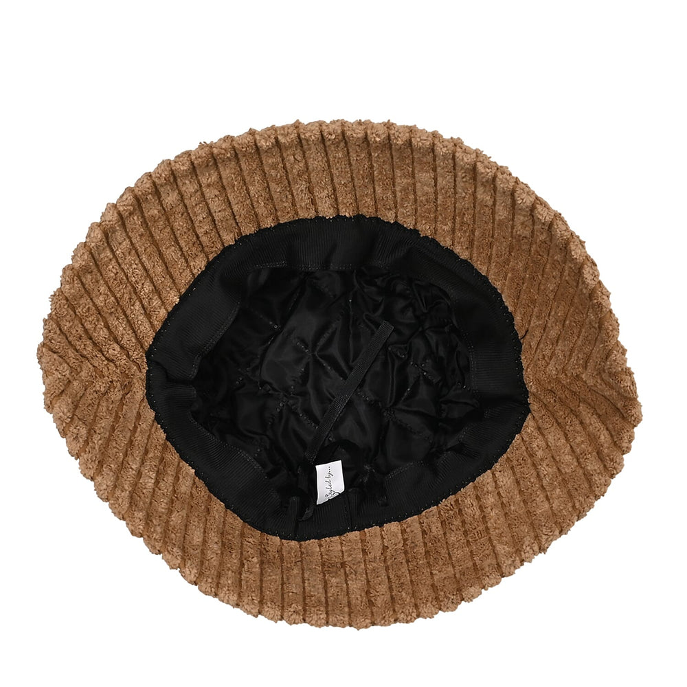 Styled By Corduroy Bucket Hat (One Size, 58Cm) - Brown