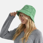 BRAND NEW LAUNCH- Styled By Corduroy Bucket Hat (One Size, 58Cm) - Green
