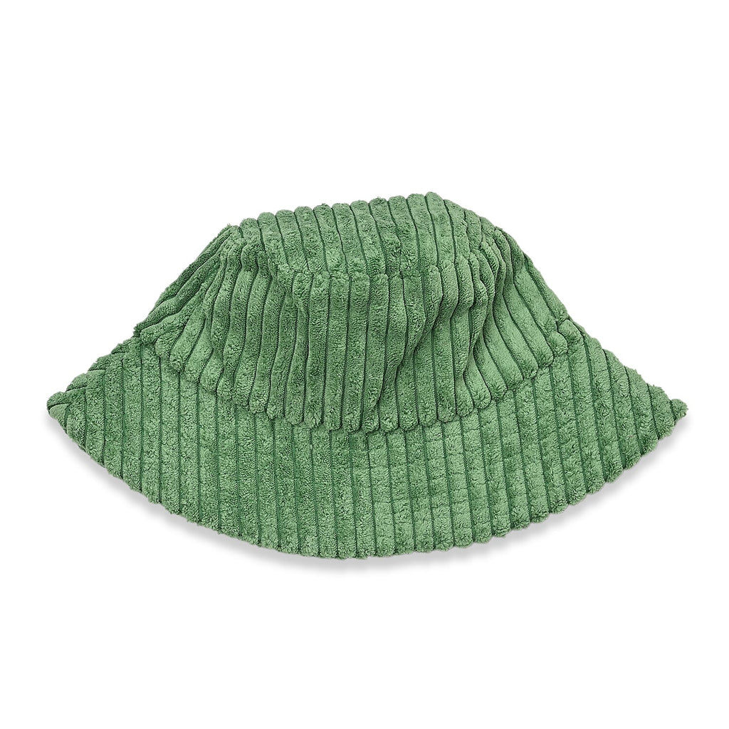 BRAND NEW LAUNCH- Styled By Corduroy Bucket Hat (One Size, 58Cm) - Green