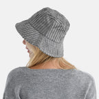 Styled By Corduroy Bucket Hat (One Size, 58Cm) - Grey