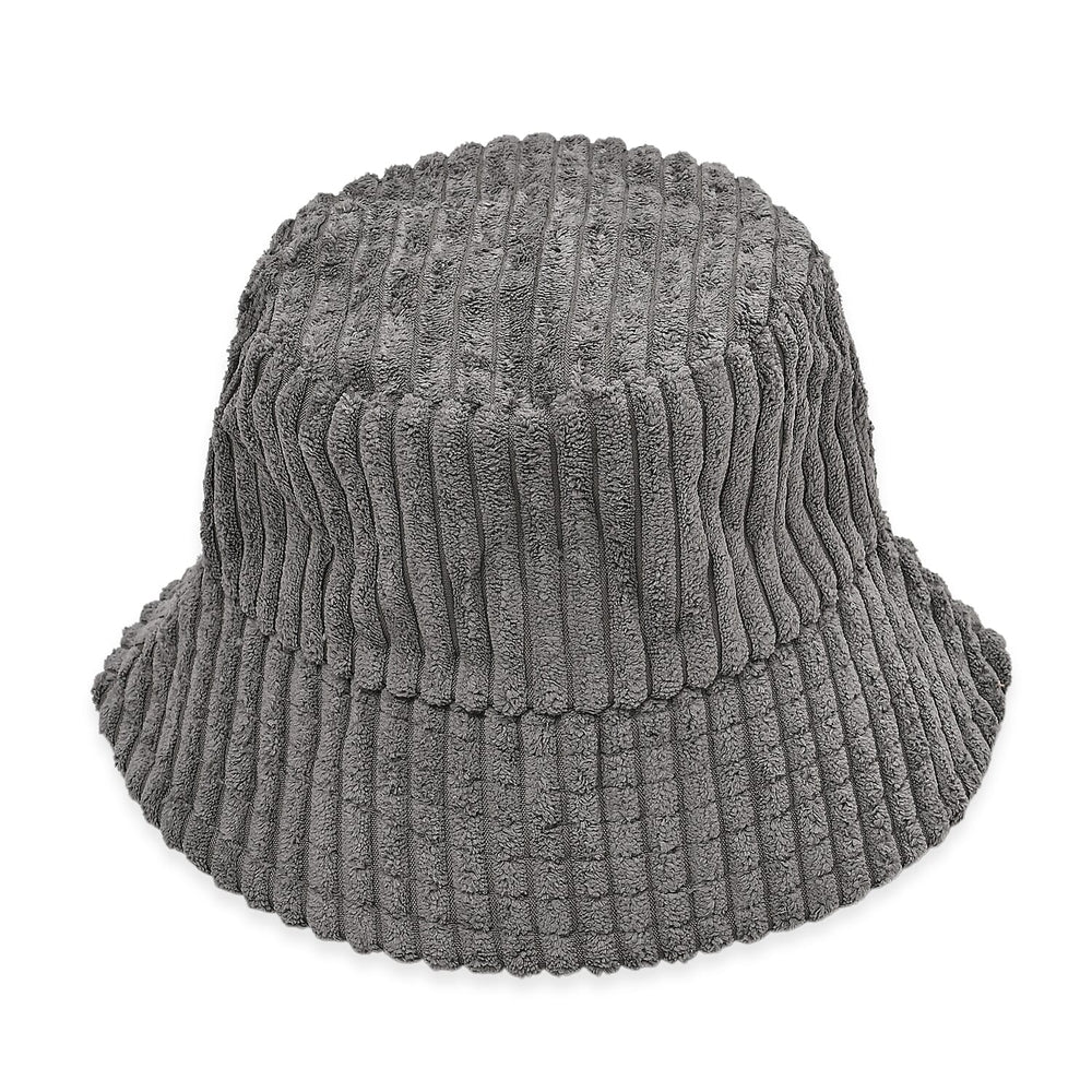 Styled By Corduroy Bucket Hat (One Size, 58Cm) - Grey