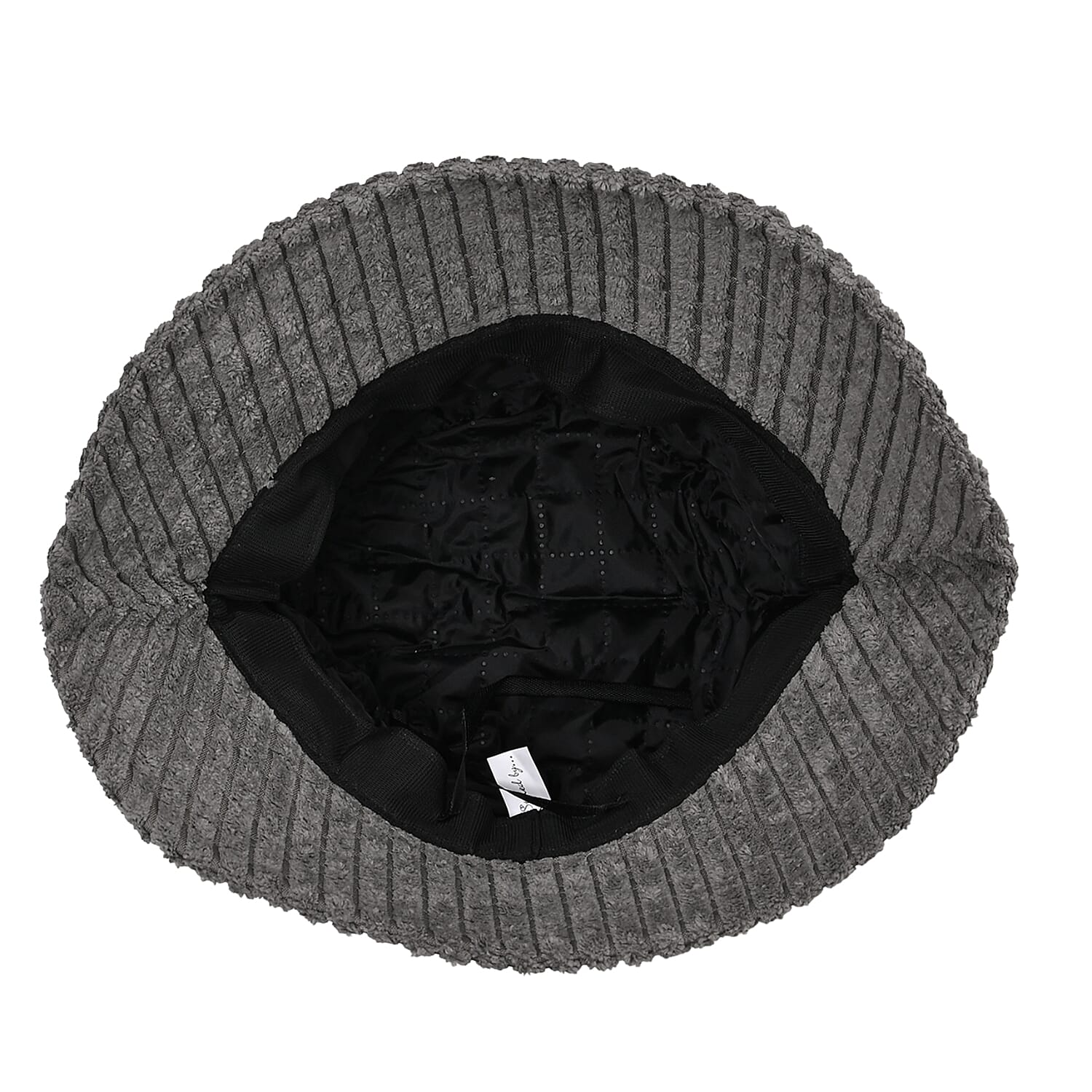 Styled By Corduroy Bucket Hat (One Size, 58Cm) - Grey