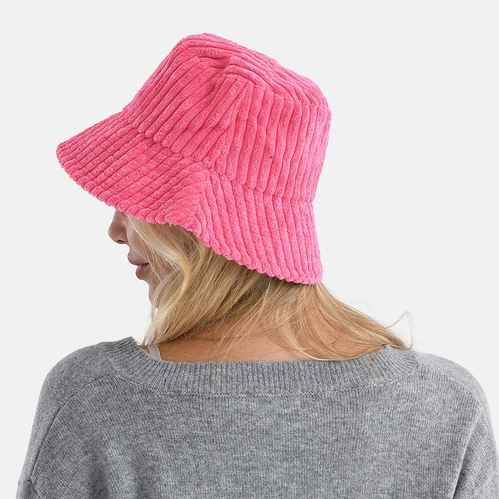 BRAND NEW LAUNCH - Styled By Corduroy Bucket Hat (One Size) - Pink