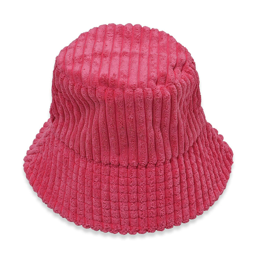 BRAND NEW LAUNCH - Styled By Corduroy Bucket Hat (One Size) - Pink